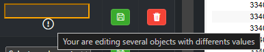 Delete annotation warning screenshot Delete annotation warning